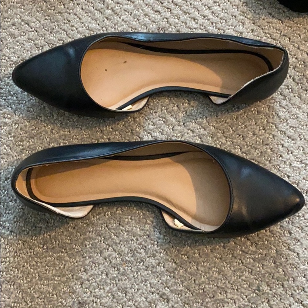 Black flats size 9